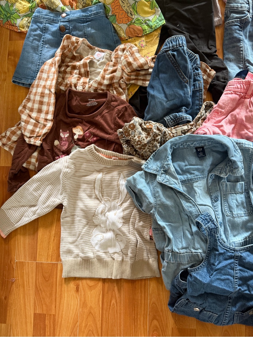 Big Lot of 3T Girls Clothing, Mostly Fall - Picture 2 of 7